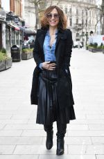 MYLEENE KLASS Arrives at Smooth Radio Studios in London 02/04/2021