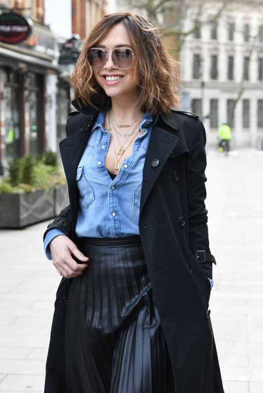 MYLEENE KLASS Arrives at Smooth Radio Studios in London 02/04/2021