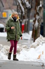 NAOMI WATTS Out with Her Dog in New York 02/04/2021