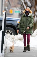 NAOMI WATTS Out with Her Dog in New York 02/04/2021
