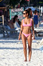 NATALIA SIWIEC in Bikini at a Beach in Tulum 02/27/2021