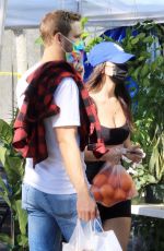 NATALIE JOY at Farmers Market in Los Angeles 02/07/2021