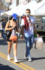 NATALIE JOY at Farmers Market in Los Angeles 02/07/2021