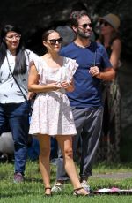 NATALIE PORTMAN and Benjamin Millepied Celebrating Their Daughter Amalia