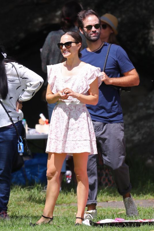 NATALIE PORTMAN and Benjamin Millepied Celebrating Their Daughter Amalia