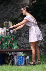 NATALIE PORTMAN and Benjamin Millepied Celebrating Their Daughter Amalia