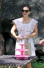 NATALIE PORTMAN and Benjamin Millepied Celebrating Their Daughter Amalia