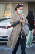 NEVE CAMPBELL Leaves Dermatologist Office in Studio City 02/04/2021