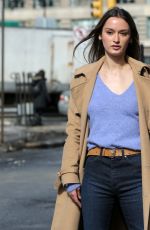 NICOLE QUINTERO Arrives at Rebecca Minkoff Fashion Show in New York 02/16/2021