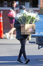 NICOLE RICHIE at a Farmers Market in Los Angeles 02/07/2021