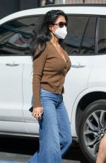 NICOLE SCHERZINGER and Tgom Evans Leaves Chin Chin in West Hollywood 02/19/2021