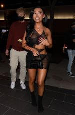 NIKITA DRAGUN at Boa for Her Birthday in West Hollywood 01/31/2021