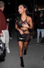 NIKITA DRAGUN at Boa for Her Birthday in West Hollywood 01/31/2021