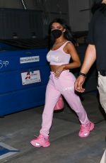 NIKITA DRAGUN Shopping at Balenciaga in Los Angeles 02/09/2021
