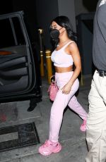 NIKITA DRAGUN Shopping at Balenciaga in Los Angeles 02/09/2021