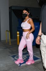 NIKITA DRAGUN Shopping at Balenciaga in Los Angeles 02/09/2021