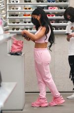 NIKITA DRAGUN Shopping at Balenciaga in Los Angeles 02/09/2021