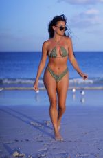 NINA SICURELLA in Bikini at a Beach in Miami 02/01/2021