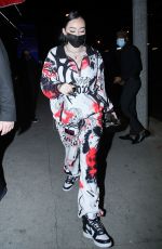 NOAH CYRUS at BOA Steakhouse in West Hollywood 02/26/2021