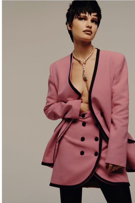OLGA OBUMOVA for Elle Magazine, Russia February 2021