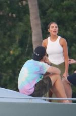 OLIVIA CULPO at a Boat Party in Miami Beach 02/05/2021
