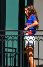OLIVIA CULPO on Her VIP Balcony at Her Hotel in Tampa 02/07/2021