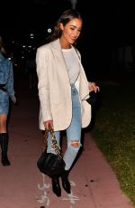 OLIVIA CULPO Out for Dinner in Miami 02/04/2021