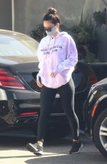 OLIVIA MUNN Leaves a Gym in Los Angeles 02/17/2021