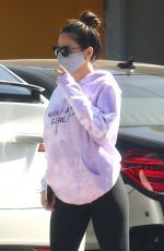 OLIVIA MUNN Leaves a Gym in Los Angeles 02/17/2021