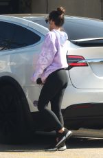 OLIVIA MUNN Leaves a Gym in Los Angeles 02/17/2021