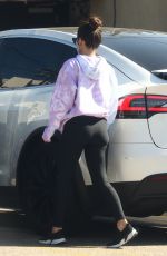 OLIVIA MUNN Leaves a Gym in Los Angeles 02/17/2021