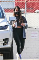 OLIVIA MUNN Leaves a Gym in West Hollywood 02/02/2021