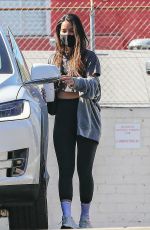 OLIVIA MUNN Leaves a Gym in West Hollywood 02/02/2021