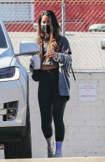 OLIVIA MUNN Leaves a Gym in West Hollywood 02/02/2021