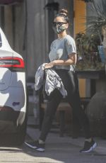 OLIVIA MUNN Leaves a Gym in West Hollywood 02/22/2021