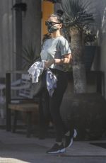 OLIVIA MUNN Leaves a Gym in West Hollywood 02/22/2021