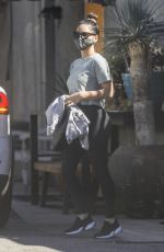 OLIVIA MUNN Leaves a Gym in West Hollywood 02/22/2021