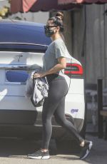 OLIVIA MUNN Leaves a Gym in West Hollywood 02/22/2021