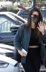 OLIVIA MUNN Leaves a Salon in Beverly Hills 02/16/2021
