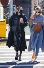 OLIVIA PALERMO and NICKY HILTON Out in New York 02/25/2021