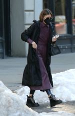 OLIVIA PALERMO Out and About in Brooklyn 02/10/2021