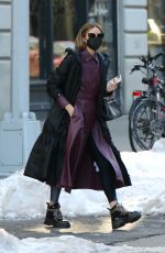 OLIVIA PALERMO Out and About in Brooklyn 02/10/2021