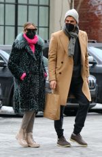 OLIVIA PALERMO Out on Valentine