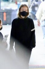 OLIVIA WILDE on the Set of Don