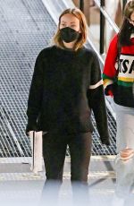 OLIVIA WILDE on the Set of Don