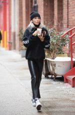 PAIGE LORENTZEN Out for Coffee in New York 02/11/2021
