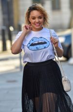 PANDORA CHRISTIE Leaves Global Studios in London 02/26/2021