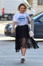 PANDORA CHRISTIE Leaves Global Studios in London 02/26/2021