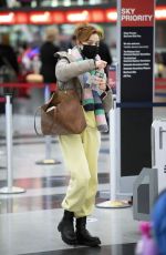 PHOEBE DYNEVOR at Heathrow Airport in London 02/06/2021