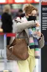 PHOEBE DYNEVOR at Heathrow Airport in London 02/06/2021